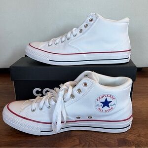 Converse CTAS Malden Street Mid A00812F Men's US 12 White Lifestyle Shoes